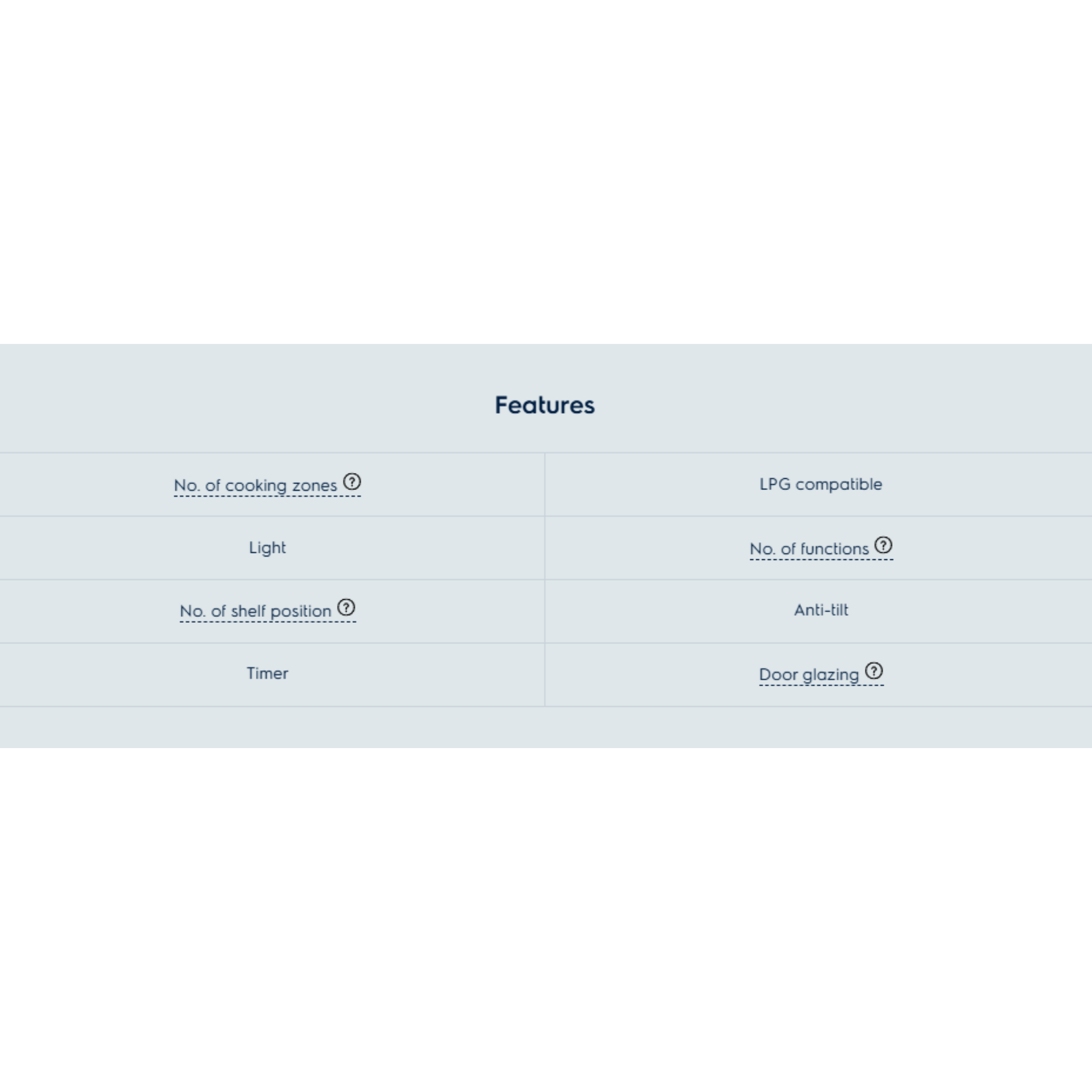 Electrolux 50cm Freestanding Gas Cooker with 3 Burners (ECG530W)
