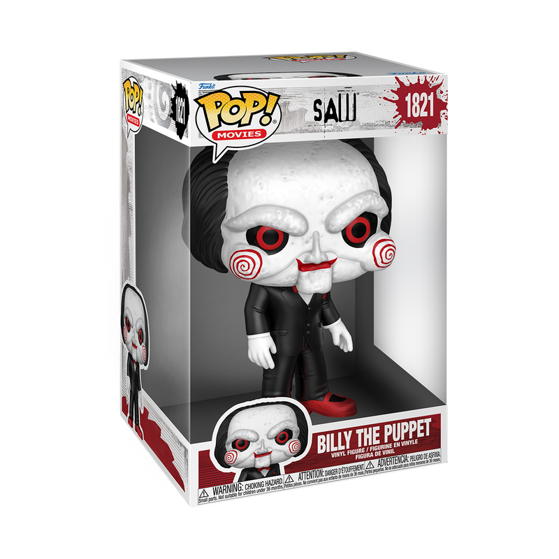 📦訂購 美國代購 Funko POP! SAW Jumbo Billy the Puppet Figure 恐懼鬥室 模型