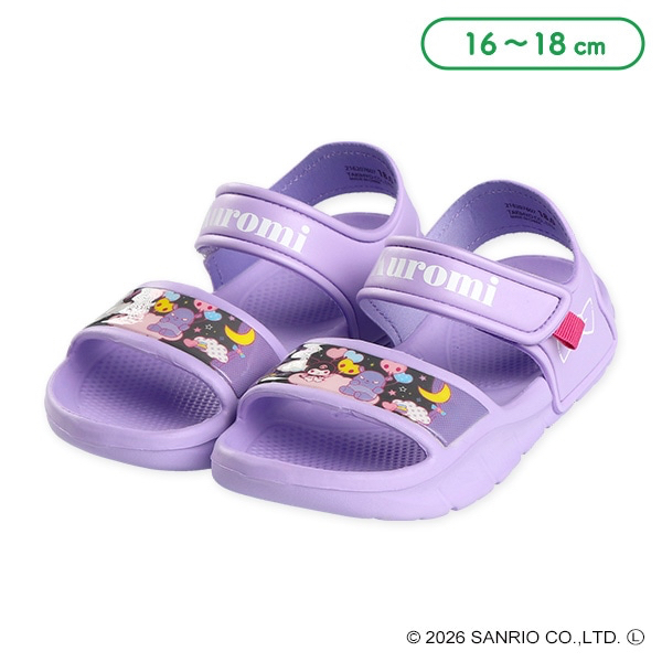 🇯🇵預訂 日本直送🇯🇵Kuromi圖案紫色涼鞋