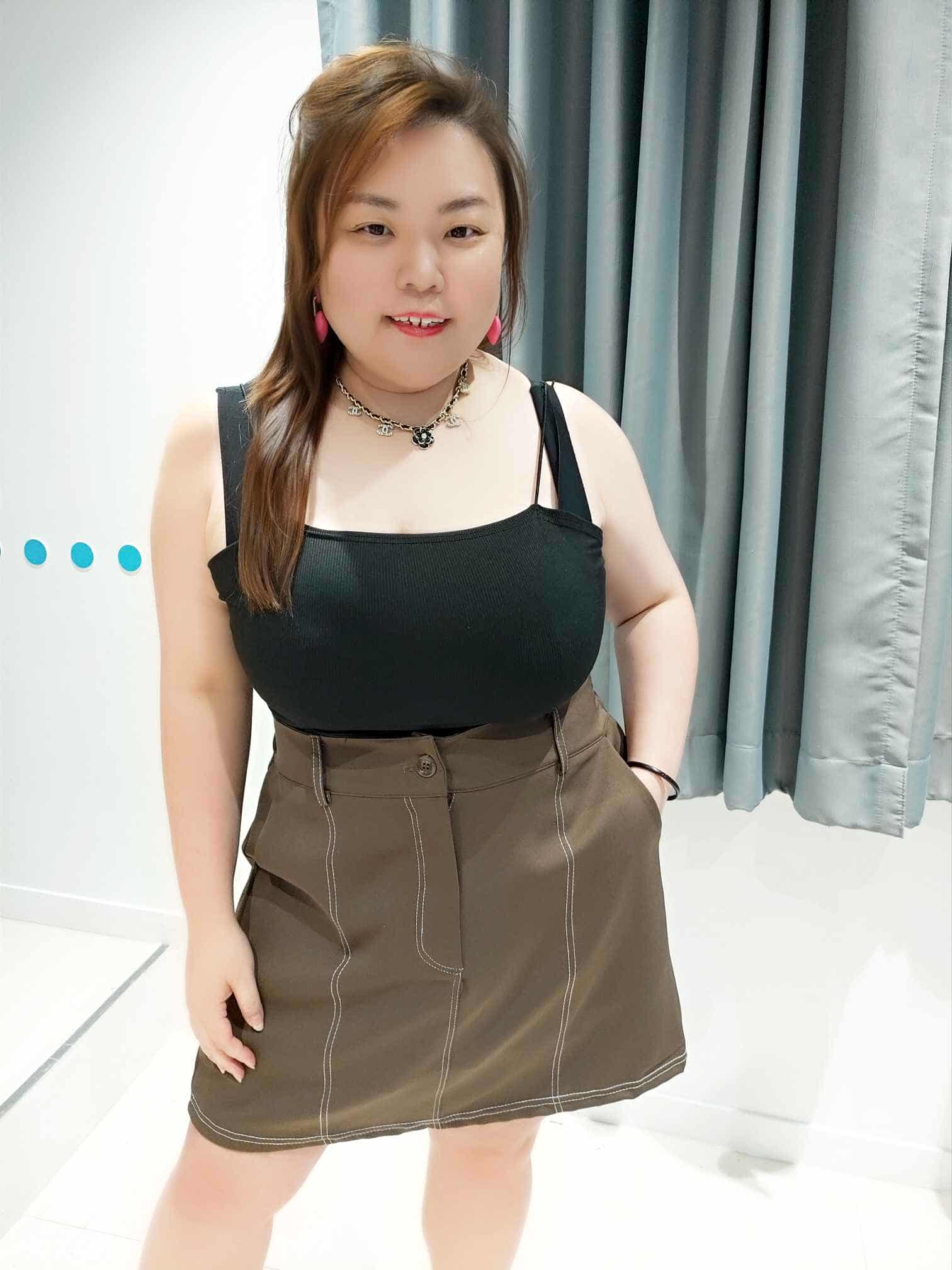 DSF18 压线设计裤裙