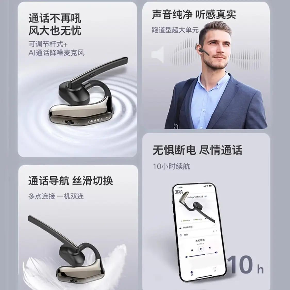 Philips Bluetooth Earphone  SHB1704/93