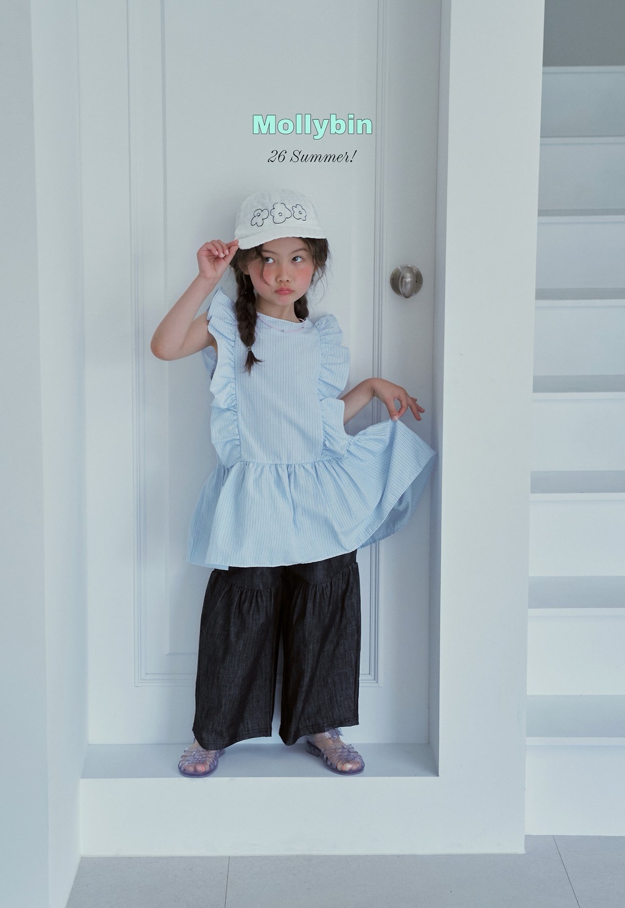 Molly | stripe OPS(Blue L105-115)