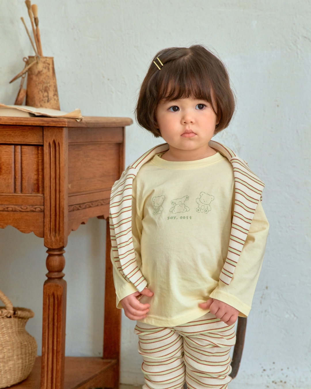 🇰🇷Oottbebe 1+1 tee set