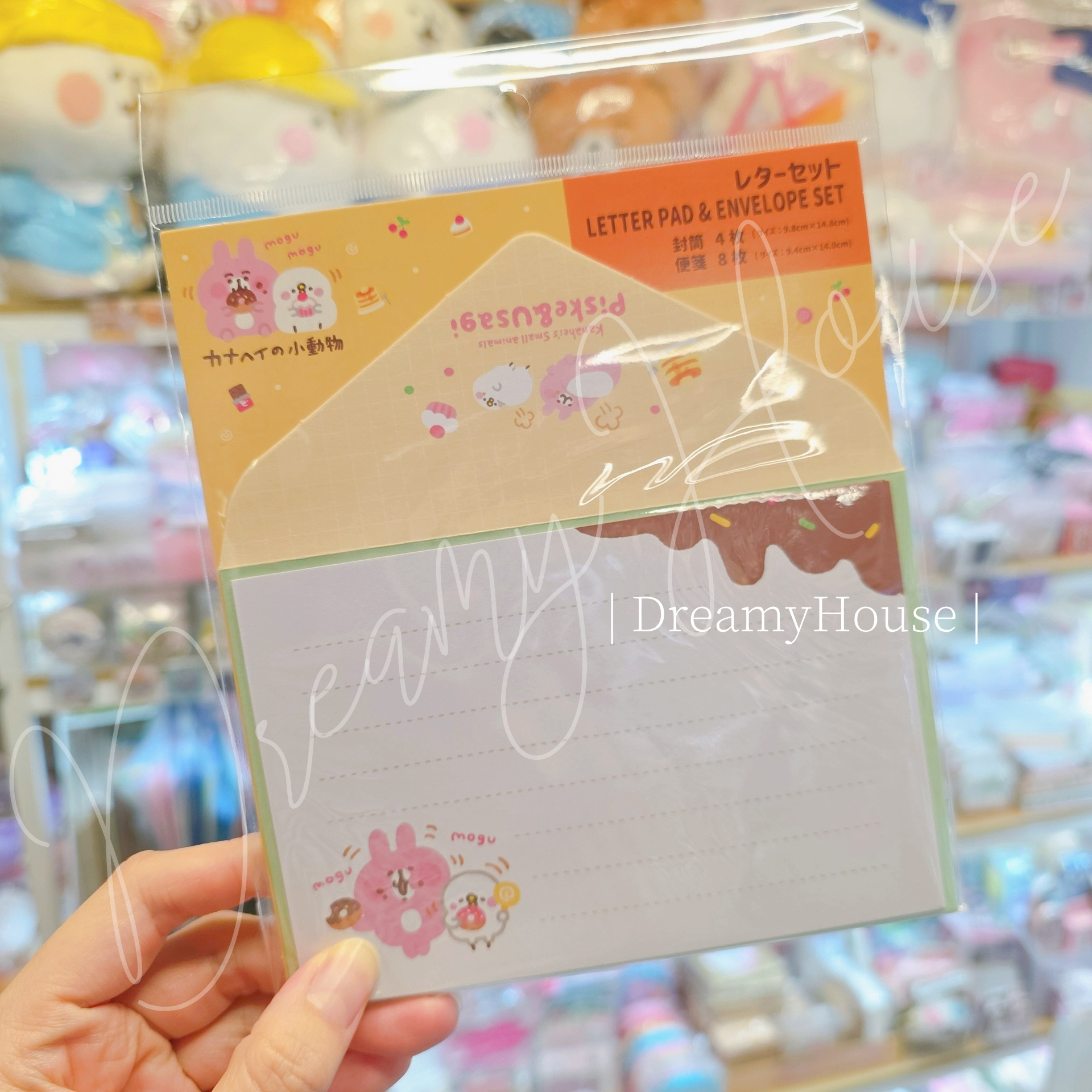 日本 kanahei 🍩Mogu Mogu Ti​​me🧁 信封信紙SET letter set
