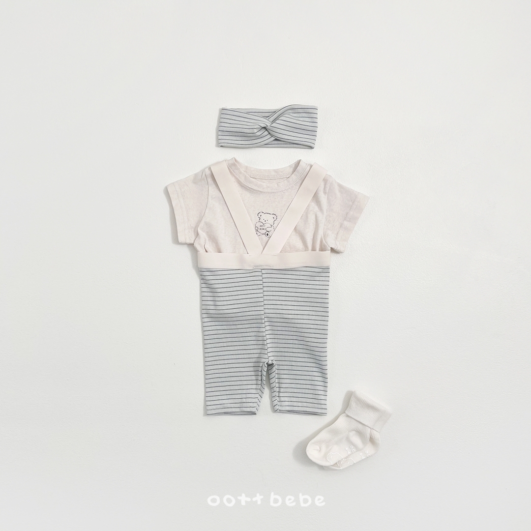 🇰🇷oottbebe tee+背心 set