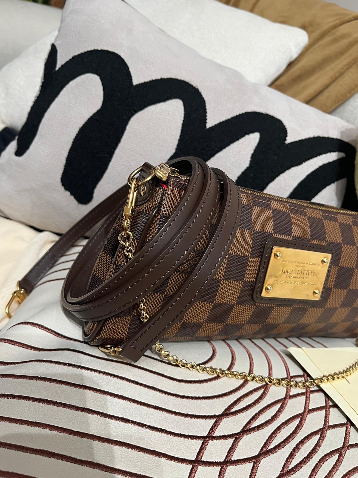 LV Eva Damier Crossbody Bag M55213 100%Authentic, 95%New ✅收據✅Dust bag