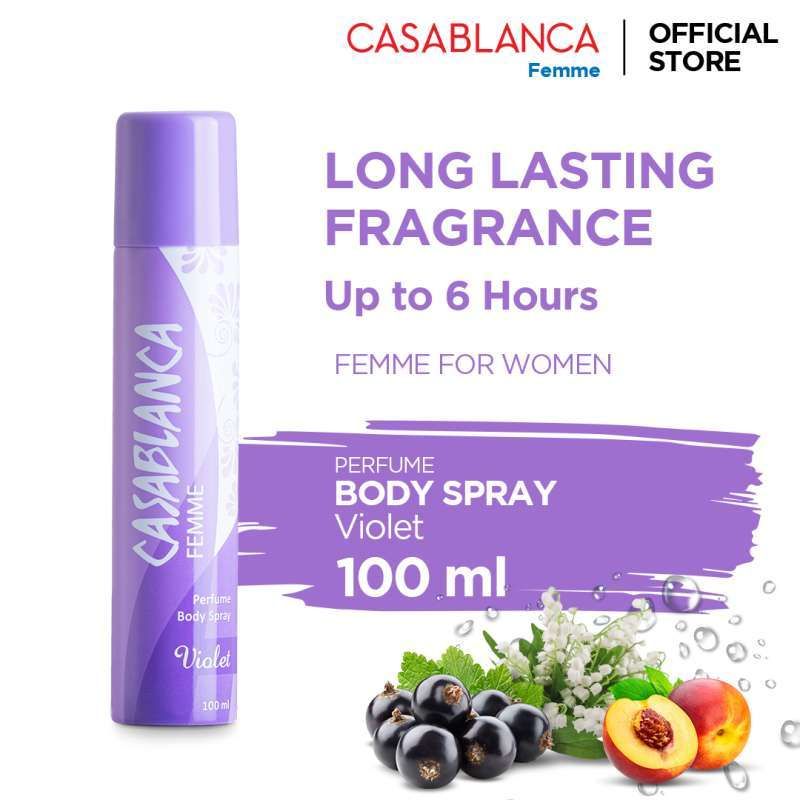 Casablanca Femme Violet Body Spray - 100ml