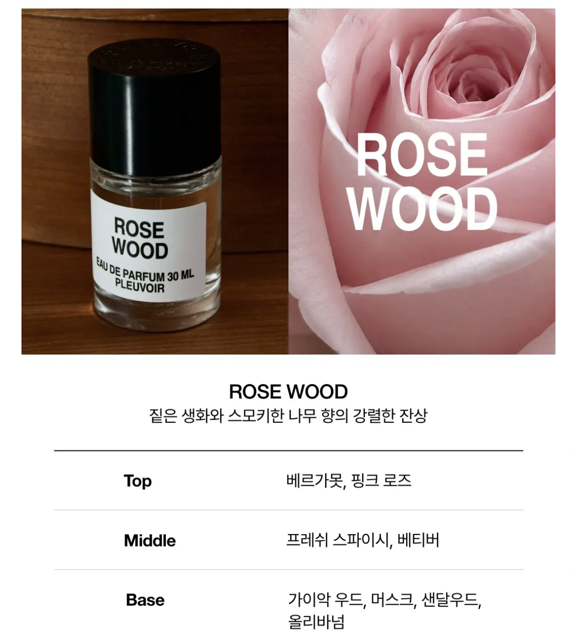 Jennie同款｜韓國小眾香氛品牌 Pleuvoir Eau de Parfum 香水 30ml /支 