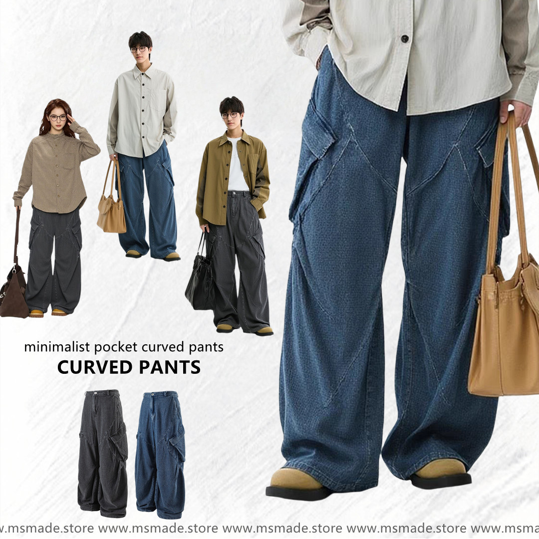 M35853 街頭中性工裝牛仔褲