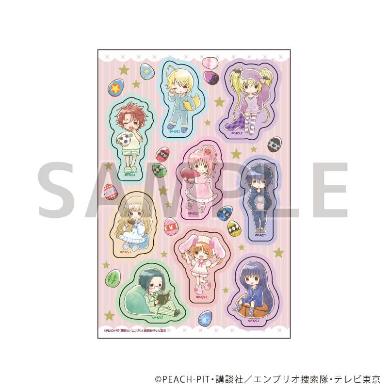 PETANT貼紙 守護甜心 Shugo Chara! 01/睡衣派對ver. #P-SCG0840 [A3] (PRE-ORDER) [2026/04]