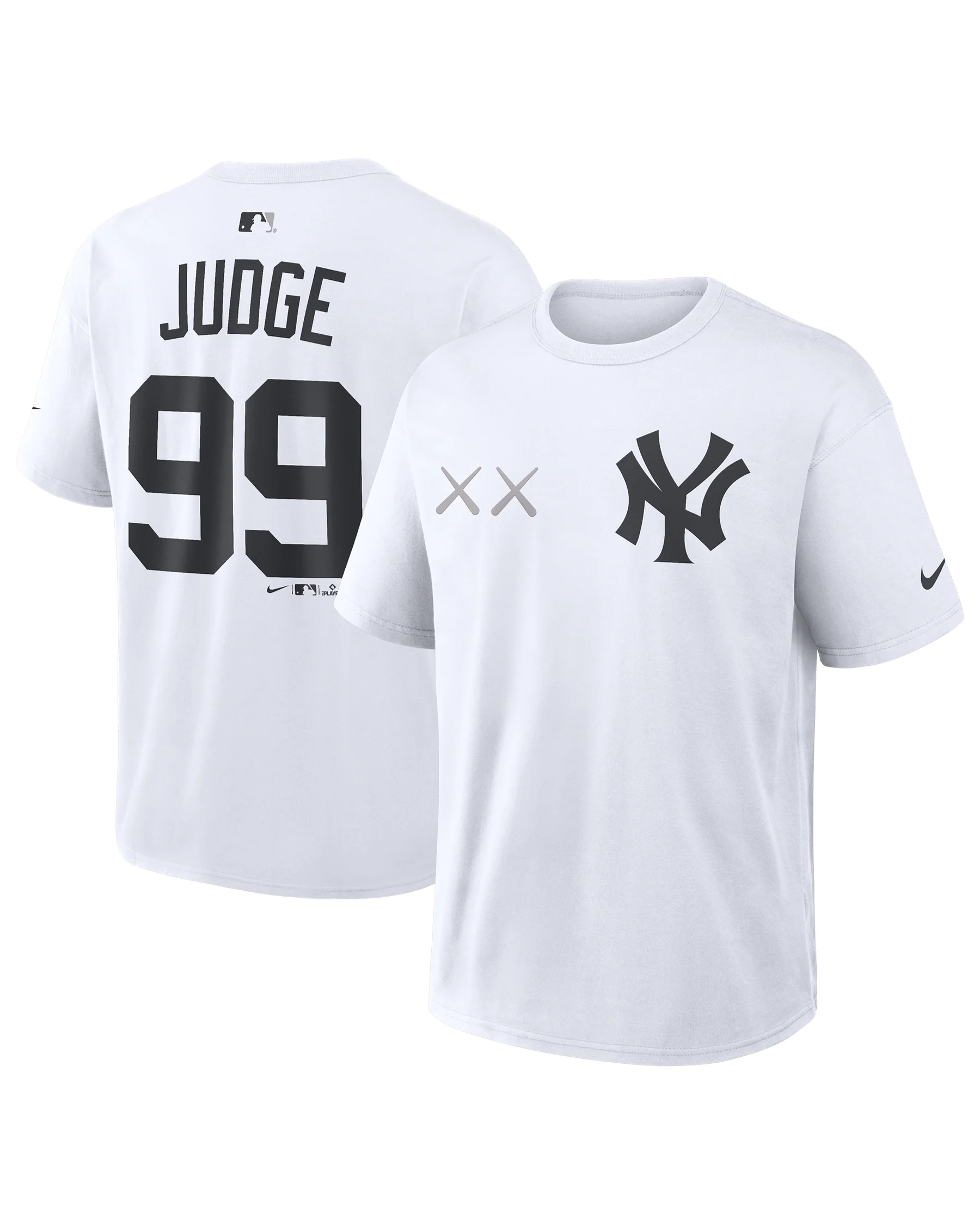 KAWS Men's SS NN Max 90 New York Yankees - White