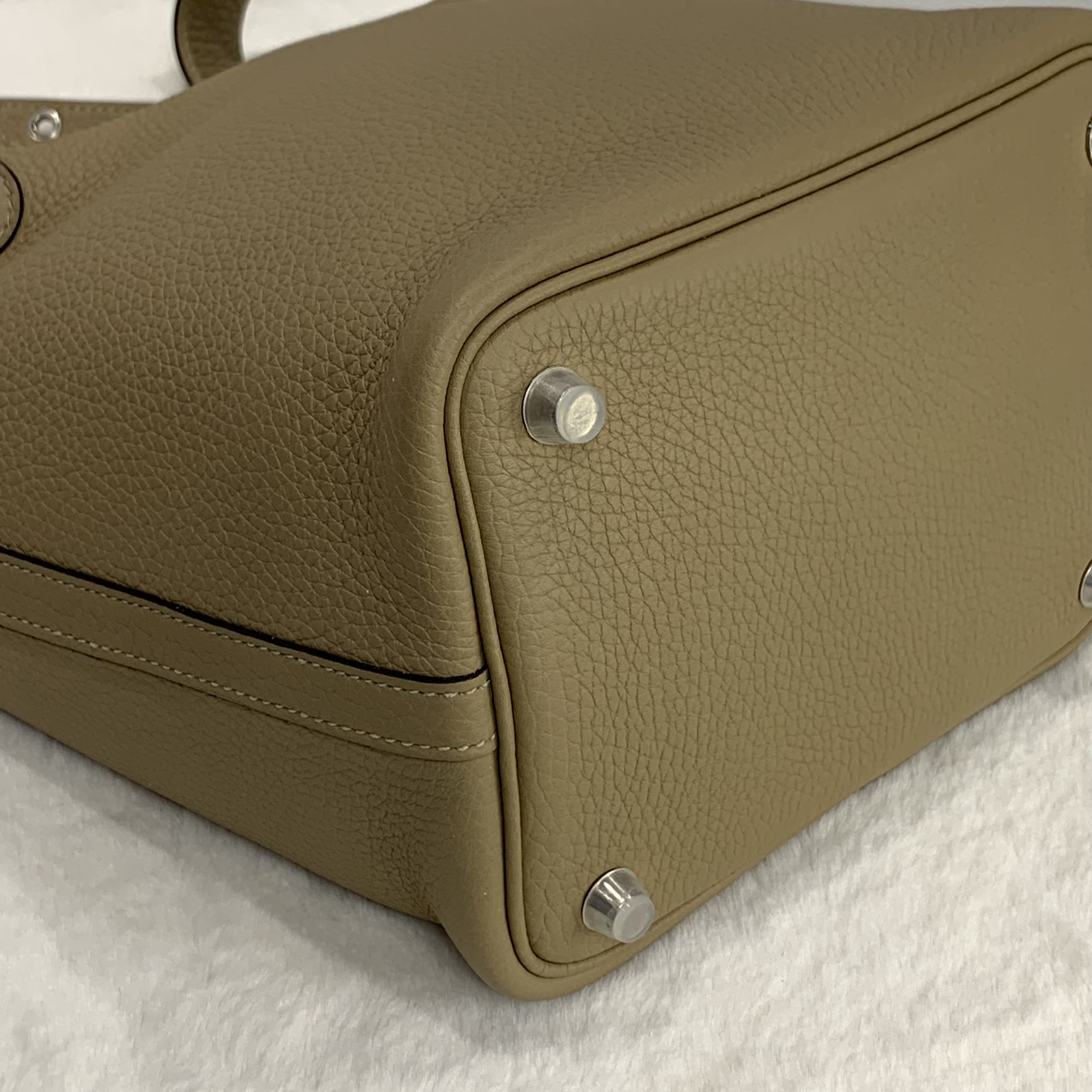 Hermes Picotin 18 風衣灰銀扣