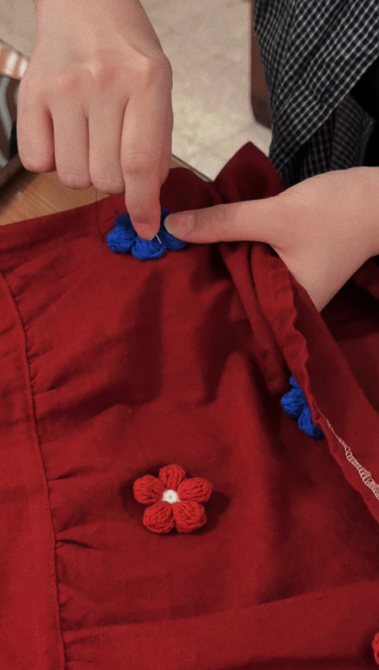 【限量定制款】 花落衣角棉麻连身裙