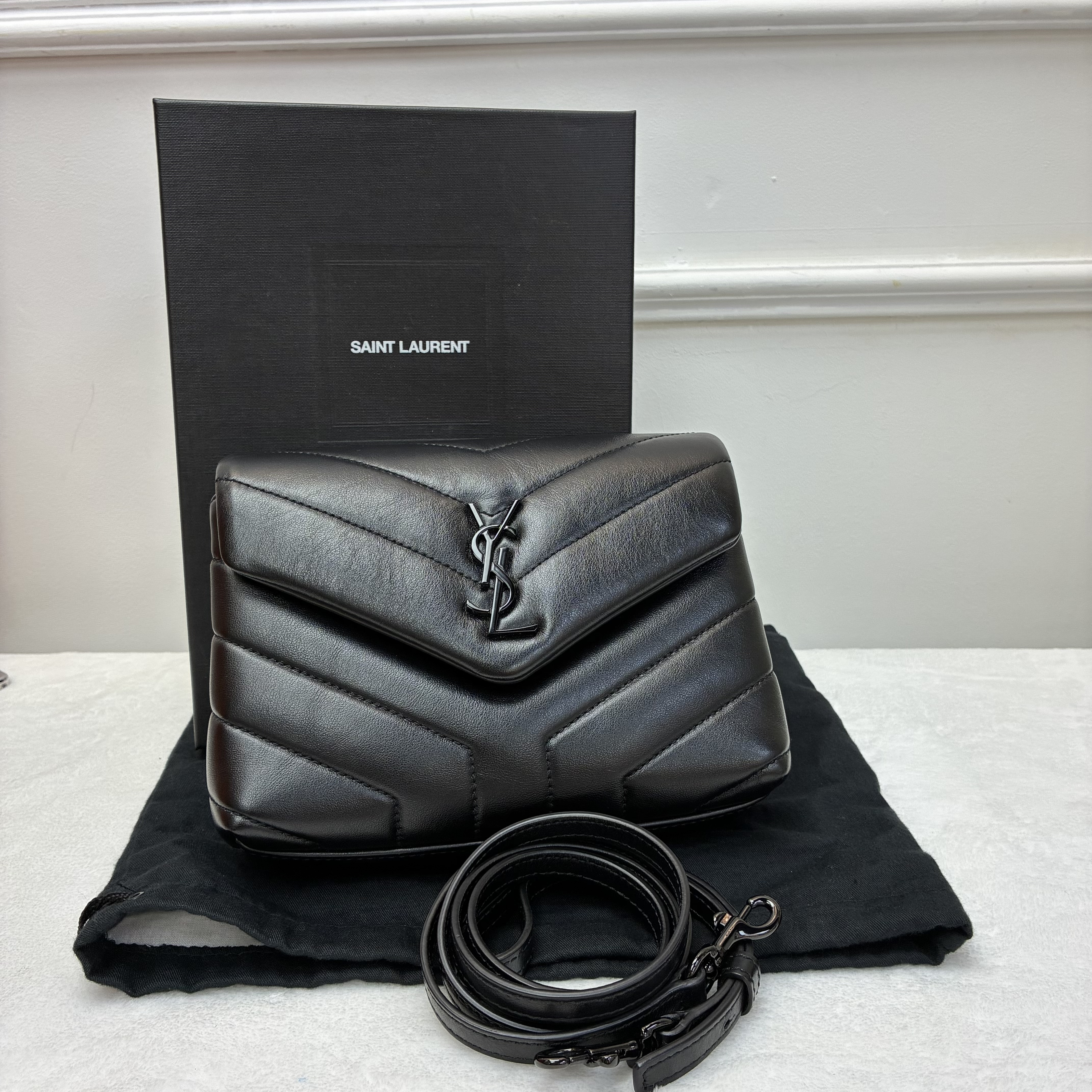 YSL loulou toy leather雲朵包