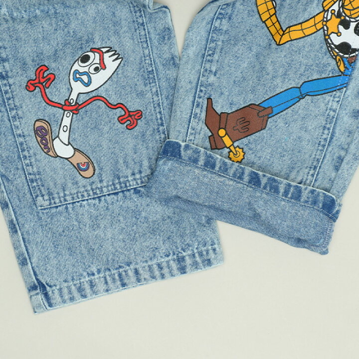 🇯🇵預訂 日本直送🇯🇵Babydoll x Toy Story系列人物前後印花直筒牛仔褲