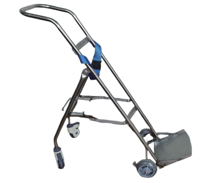 Stainless Steel Oxygen Cylinder Cart 不鏽鋼氧氣推車 (For inquiry only 此產品需查詢報價)