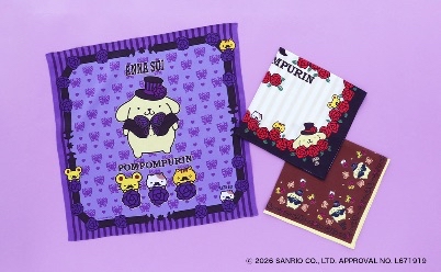 🎀【預訂】Anna Sui x Pompompurin 印花手帕 P