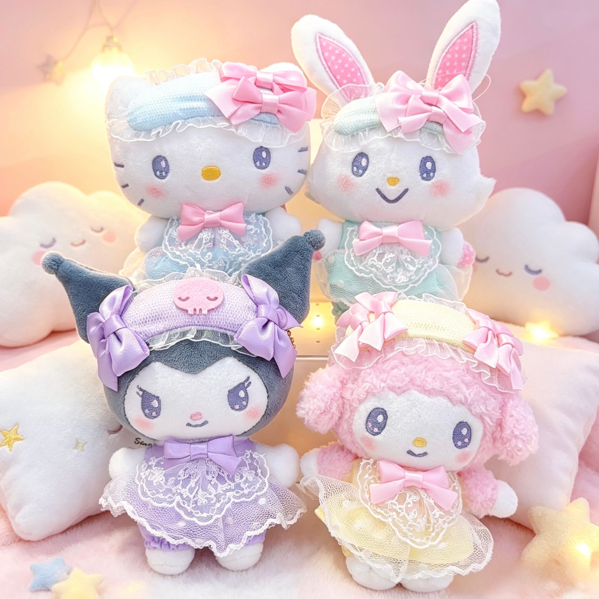 日本直送sanrio限定版眼罩甜美睡夢係列公仔掛飾