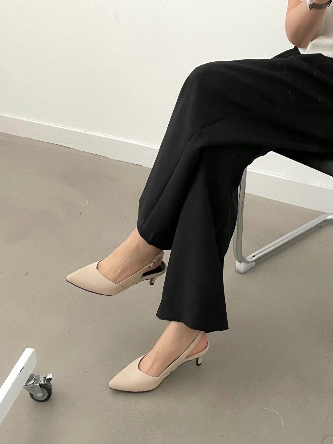 26SS/ KR 5CM SLINGBACK HEELS