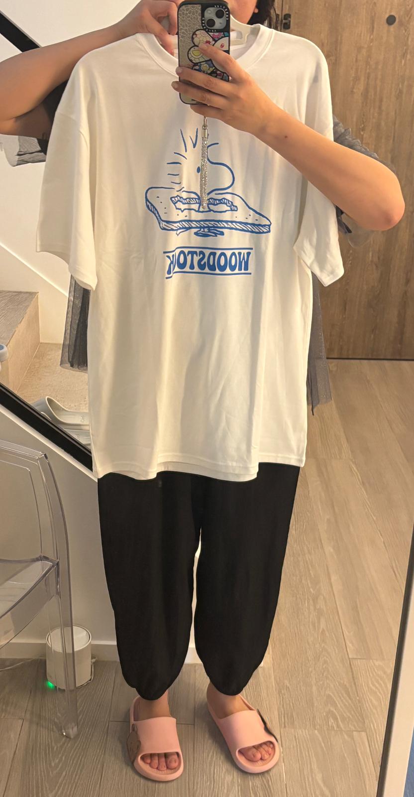 現貨 Woodstock 白色短袖tee