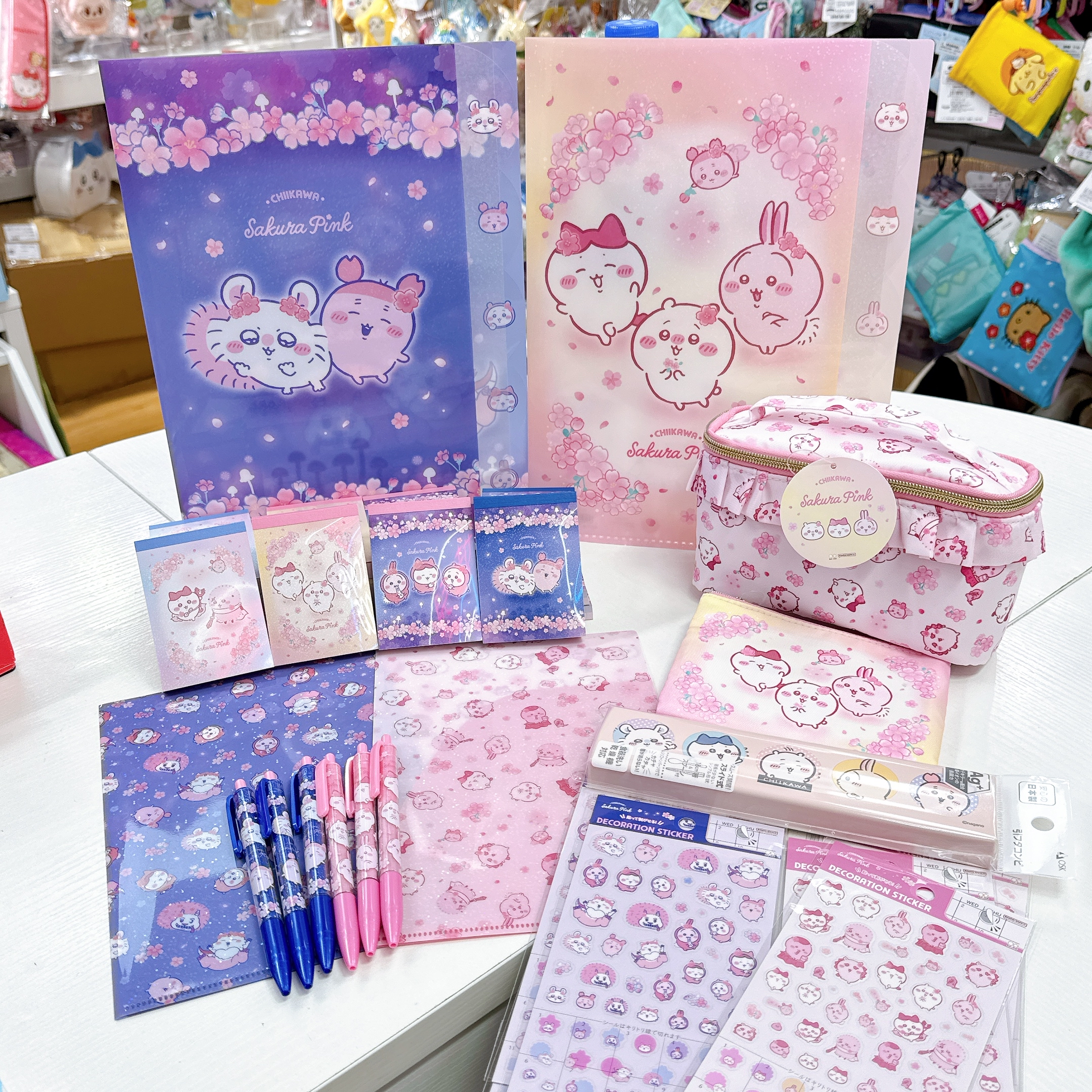 日本直送chiikawa 新款櫻花系列新款文具產品