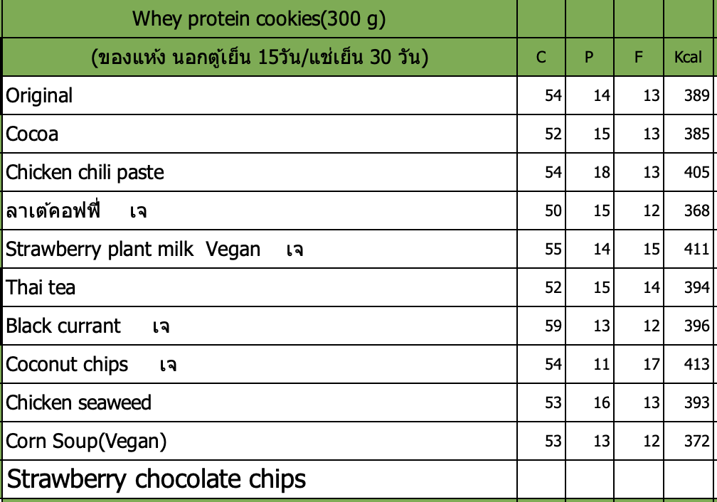 [H8P]Whey cookies pain protein