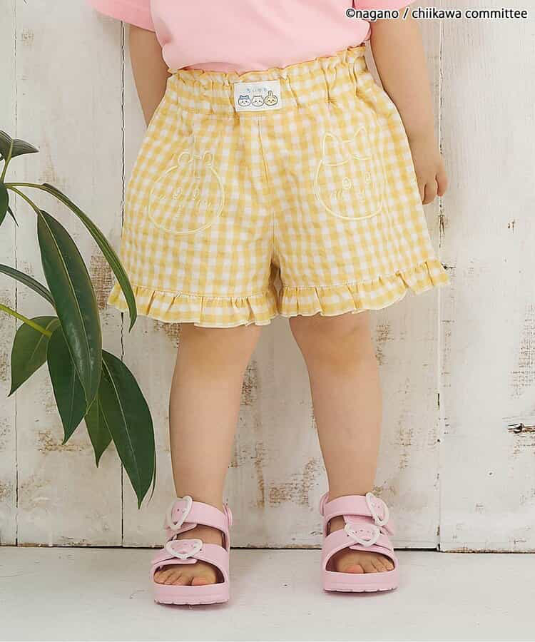 🇯🇵預訂 日本直送🇯🇵Apres les cours x Chiikawa系列兩色人物刺繡格紋荷葉邊短褲