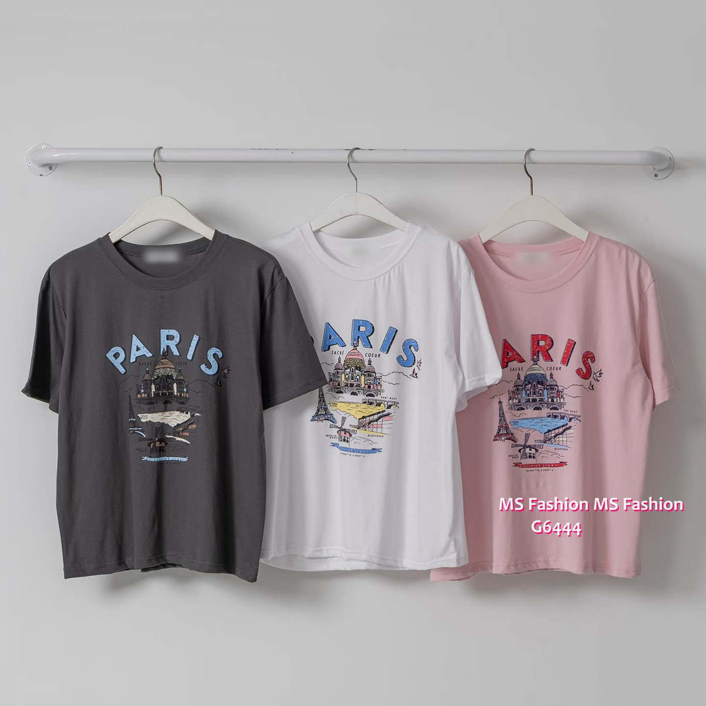 G6444 靚色靚print tee