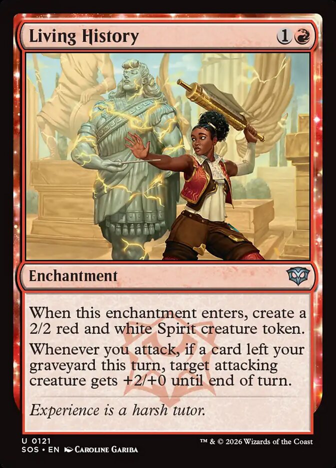 [EN] [Foil] Living History [SOS-121] U