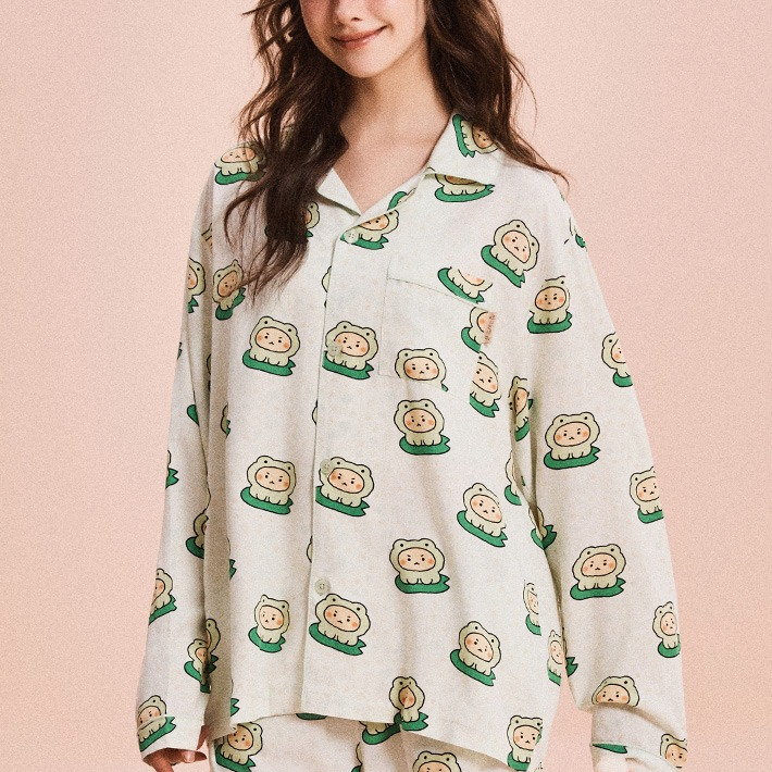 [망그러진곰 Manggom x SPAO] 2026 長袖睡衣 (4款)