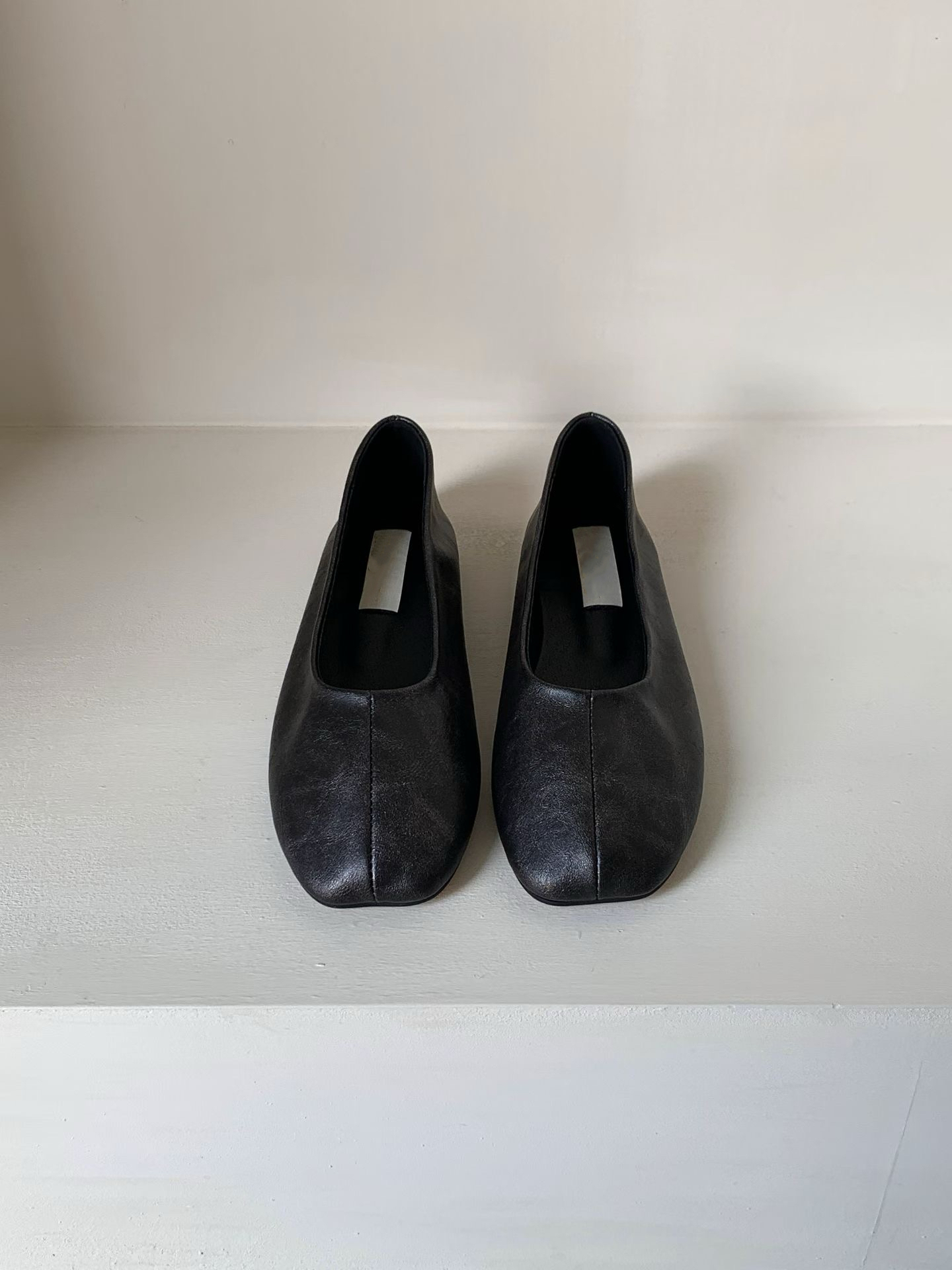 Square-Toe Ballet Flats