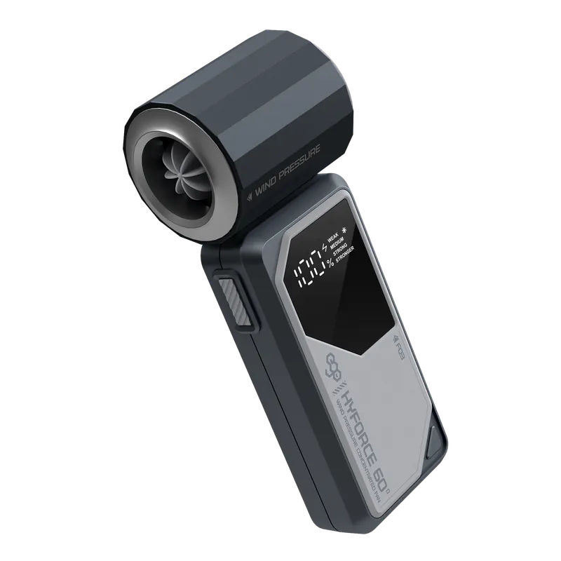 香港行貨 一年保養 ego - HyForce 60° 迷你手提風扇 F03｜無線風扇｜18小時長氣｜2.2萬轉｜LED顯示｜迷你輕巧｜大風壓