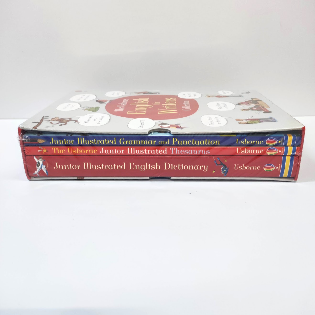 Usborne English for writers Collection 3 books | Junior Illustrated Grammar Punctuation| Junior Illustrated English Dictionary | Junior Illustrated Thesaurus | 全彩插圖英文詞典字典 1套3本  |U02 