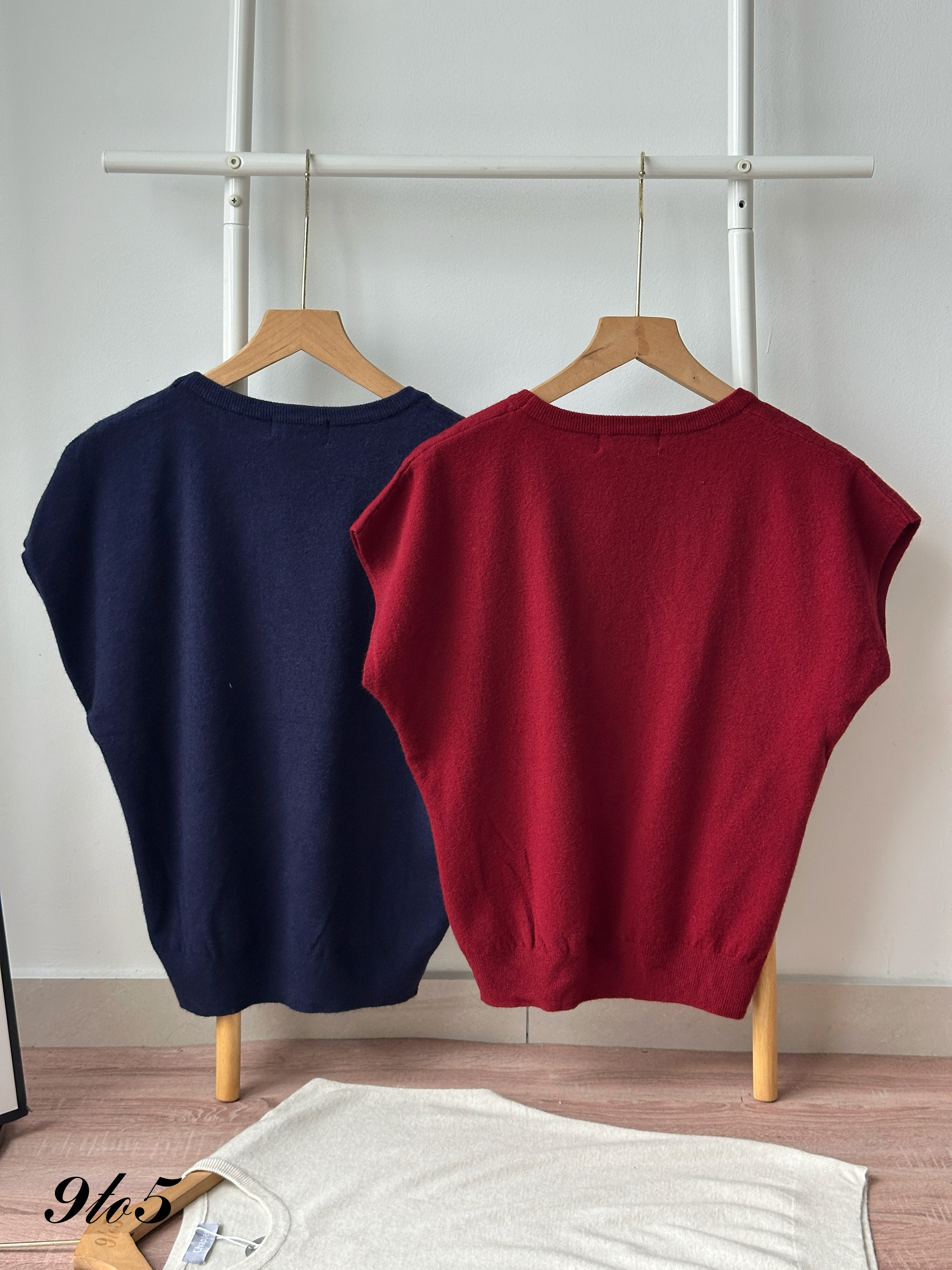 T4428 Cape Sleeve Knit Top - 4 Colors 