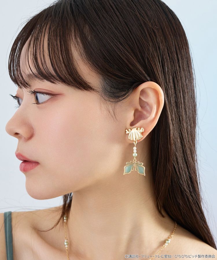 《Pre-Order》Clip-on Earring 耳夾｜唱K小魚仙 Pichi Pichi Pitch X earth Japan Label (26PP10-P)
