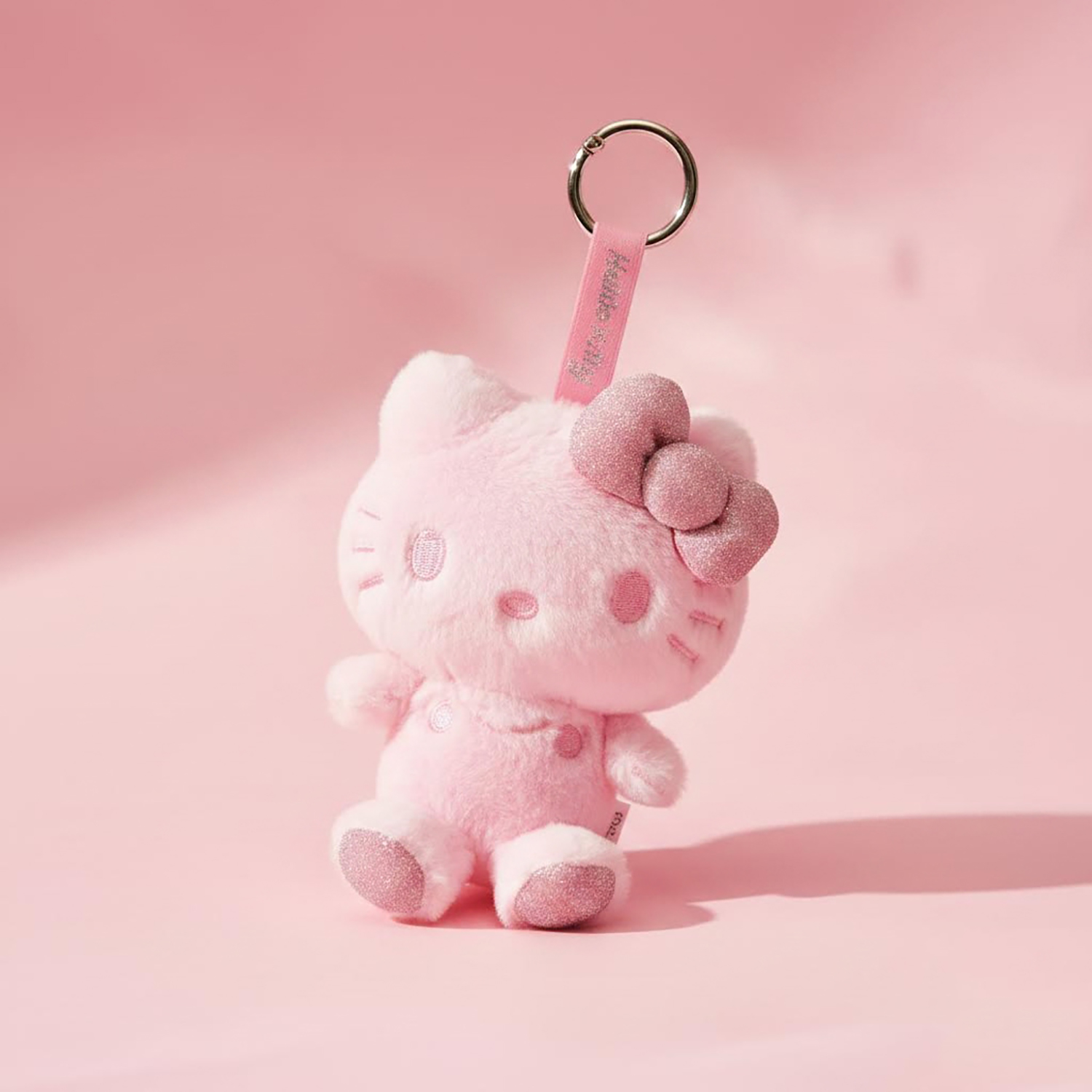 Sanrio - 閃亮公仔掛飾 (粉紅色Hello Kitty款)
