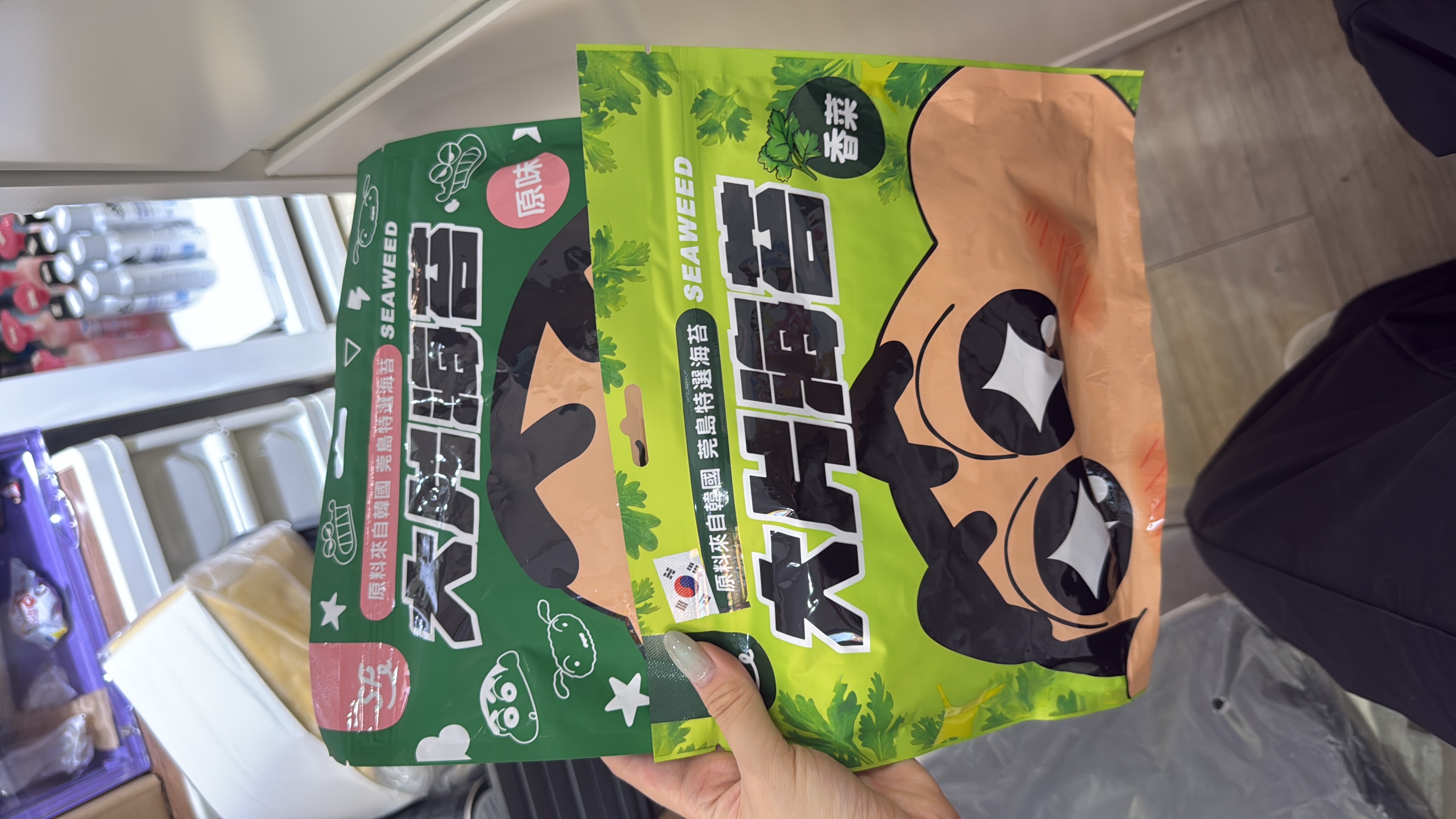 蠟筆小新大包裝紫菜（原味/芫荽）