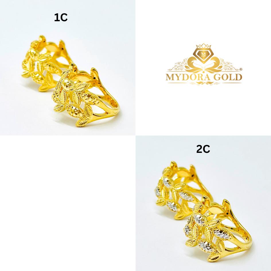 MYDORA Cincin Olive Leaf (5G) l EMAS 916/22K