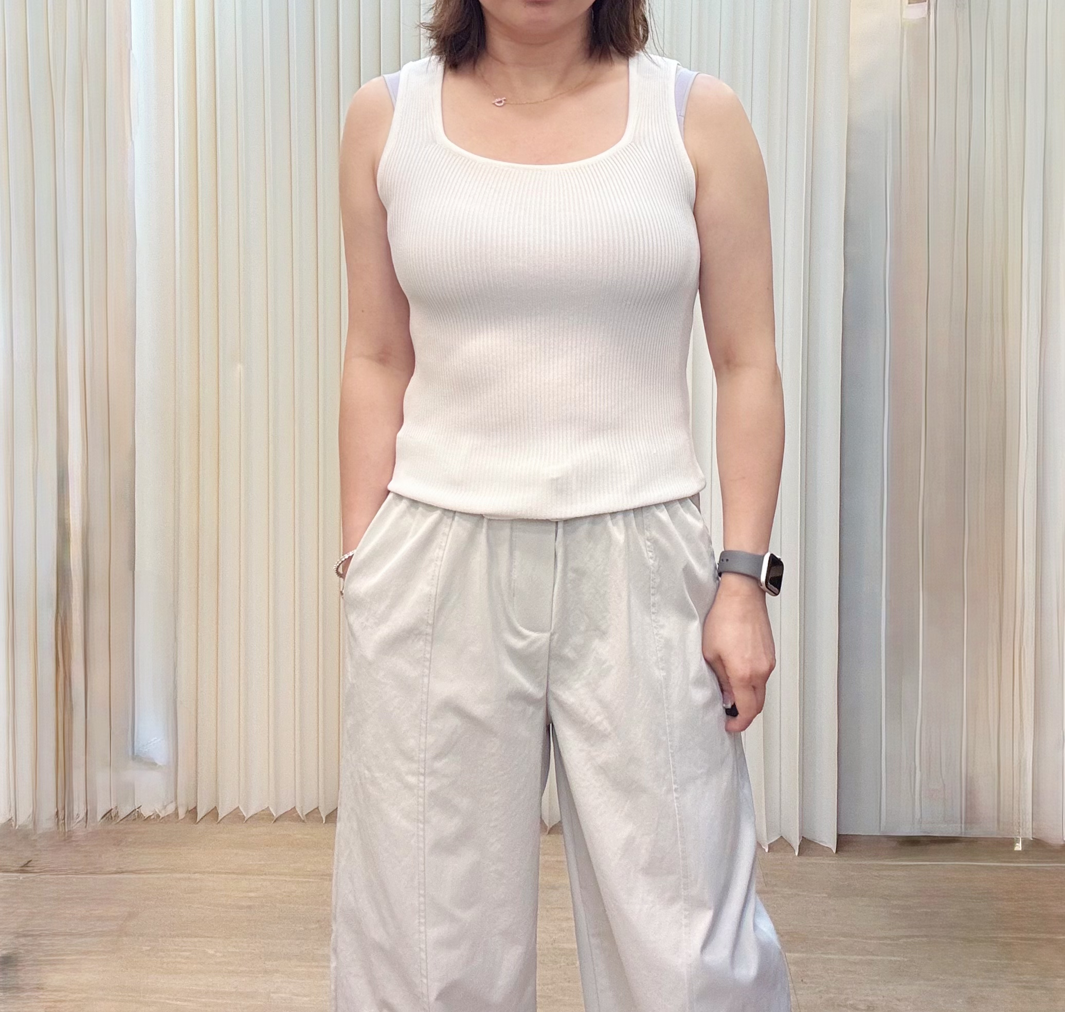 韓國U領針織背心 M585 04Pe58160