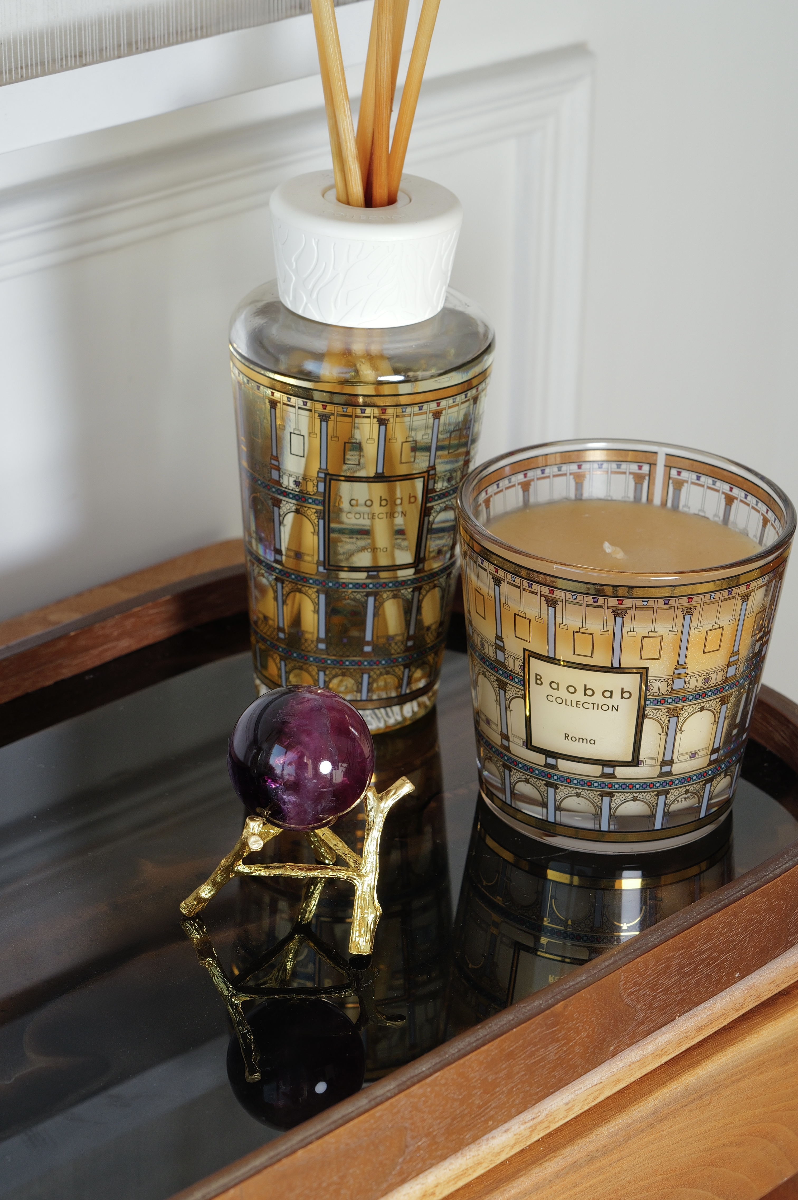 ༒3.7cm酒紅紫螢石球༒    FL.a031HA8G8E-RB5*3FF