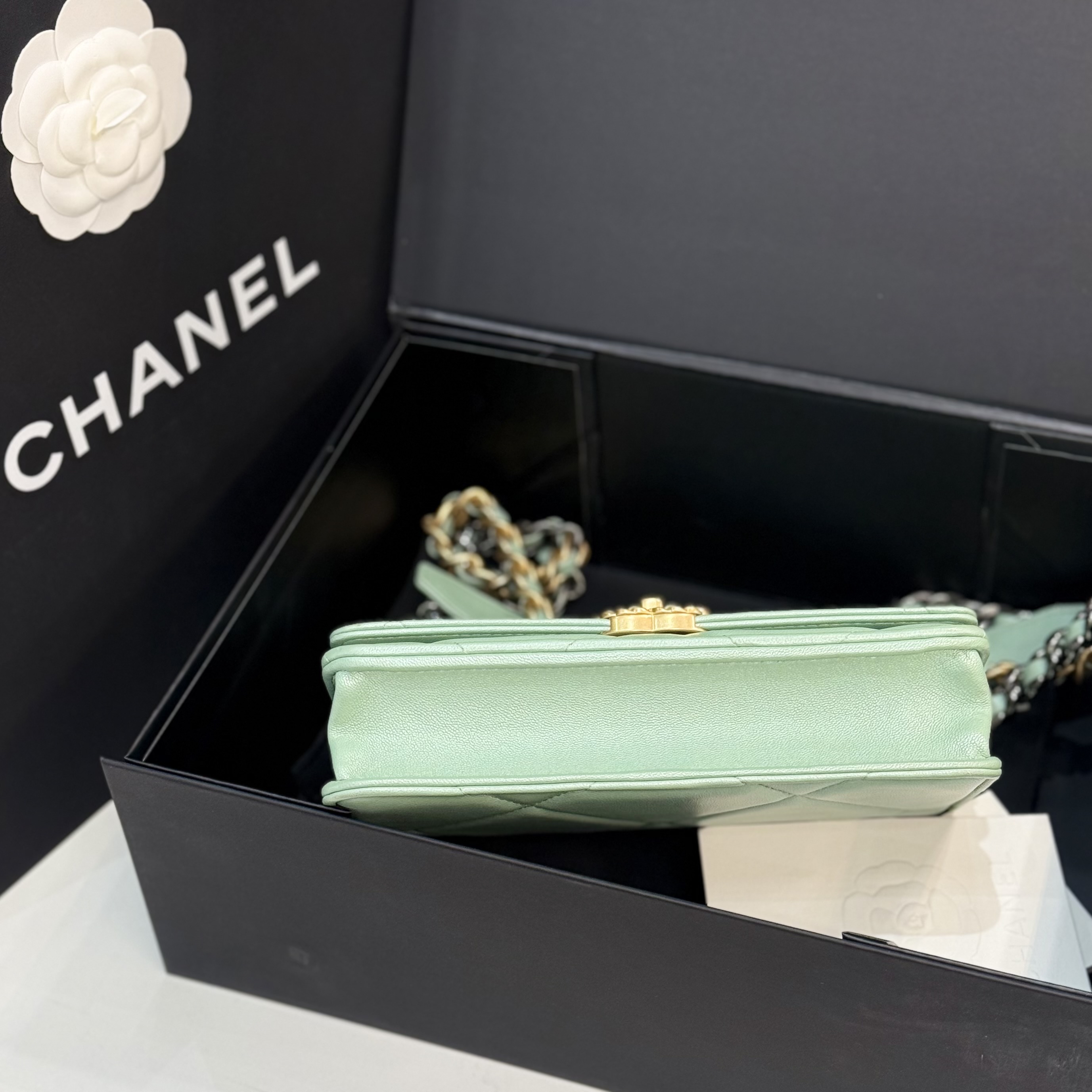 【預訂貨品】芯片款🪪 Chanel薄荷綠woc