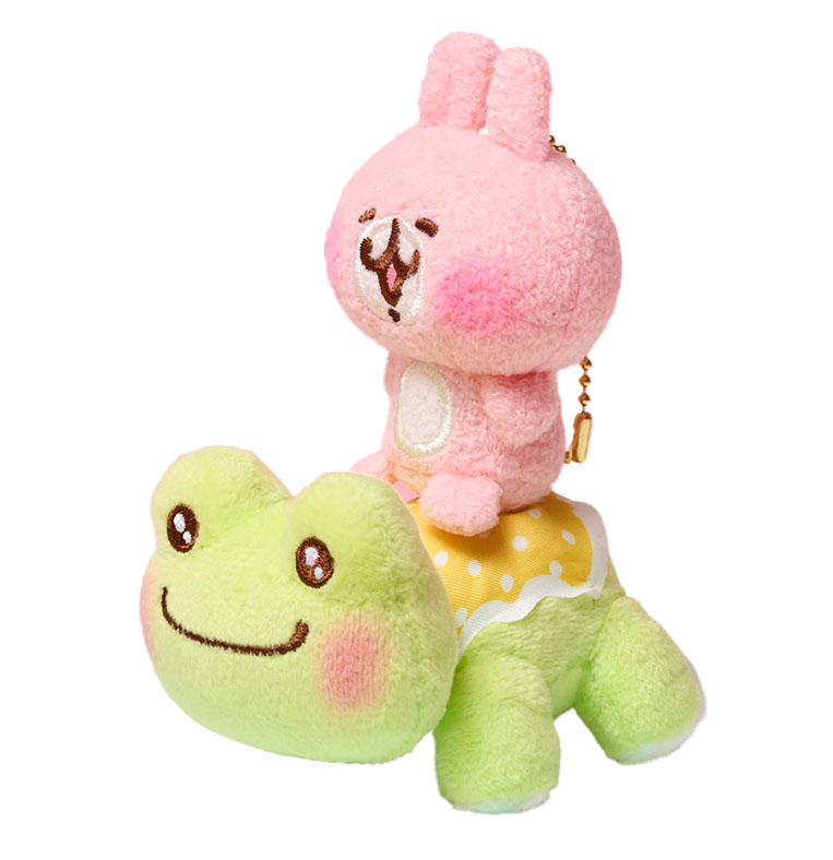 Kanahei's Small Animals x Pickles the Frog 兔兔吊飾公仔