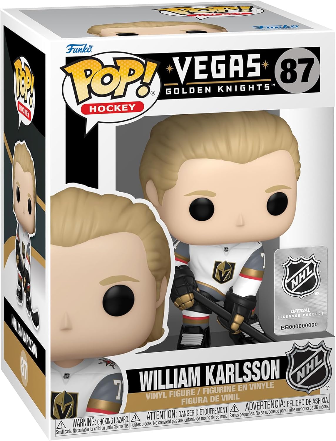 📦訂購 美國代購 Funko POP! NHL Golden Knights - William Karlsson Figure 維加斯金騎士 模型