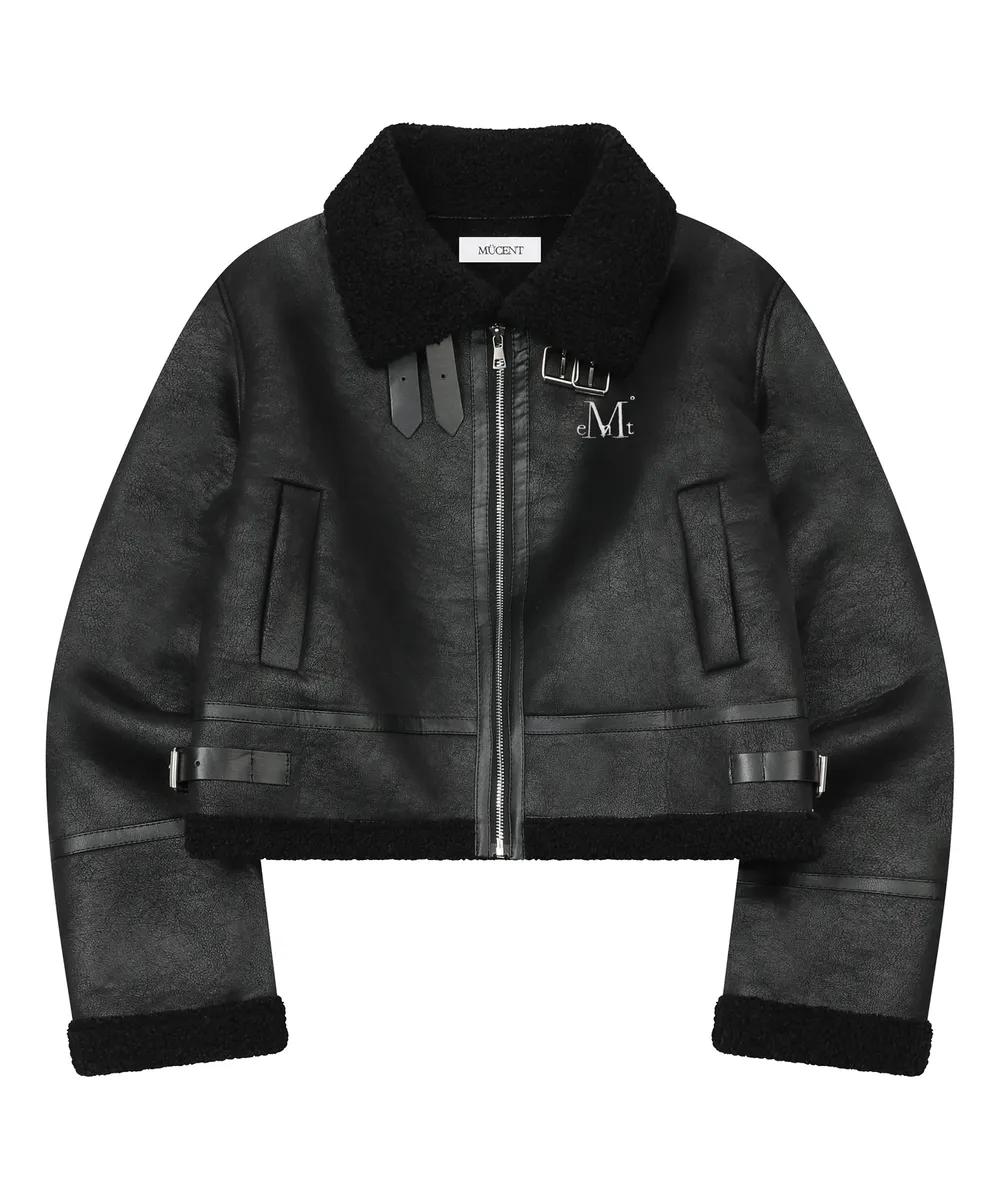 🇰🇷Mucent 人造皮革外套