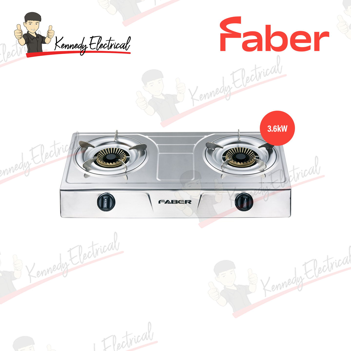Faber 3.6Kw Gas Stove FS CASA 2300