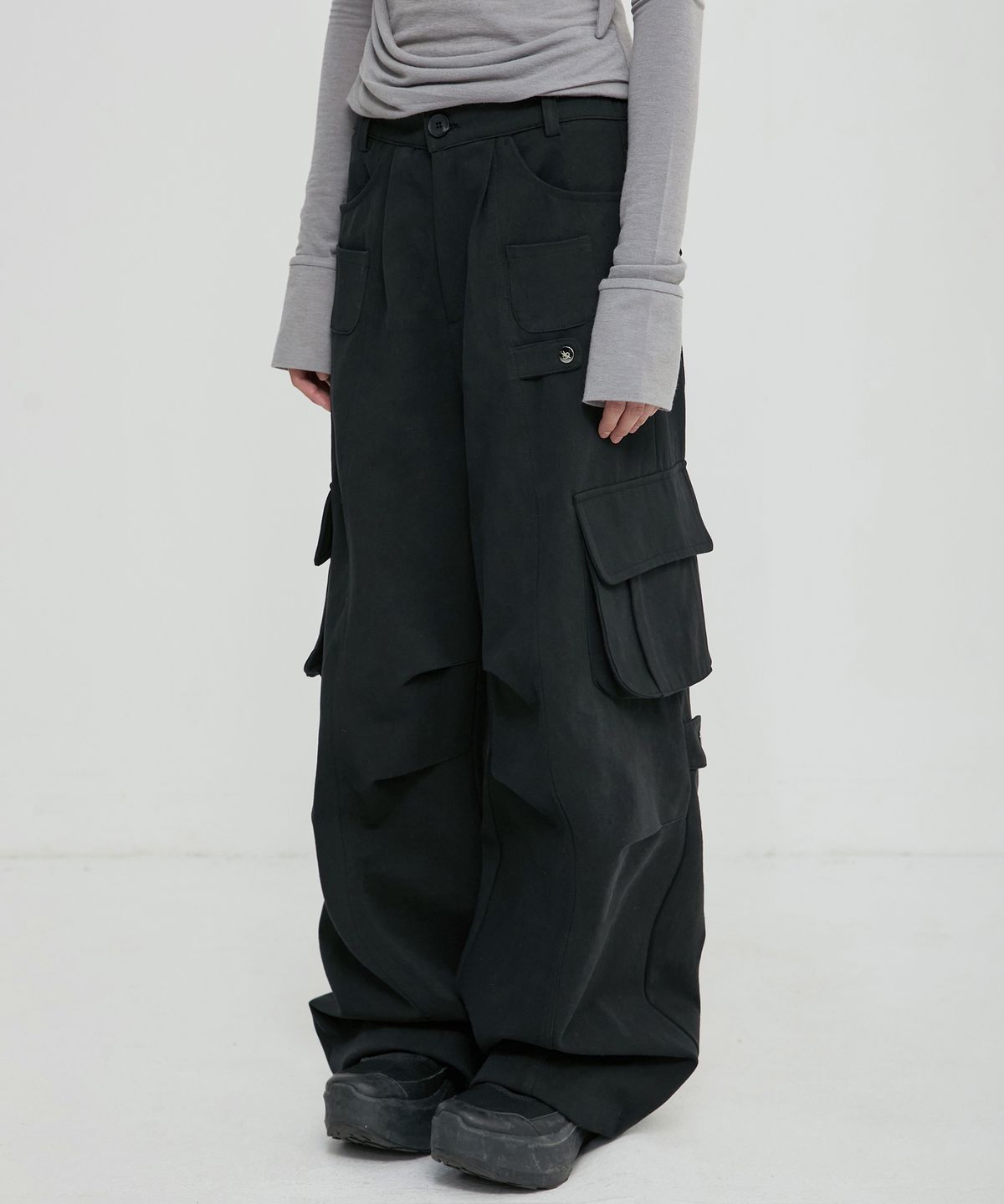 🇰🇷訂購｜FLARE UP 26SS｜Wide Cargo Pants 2色 