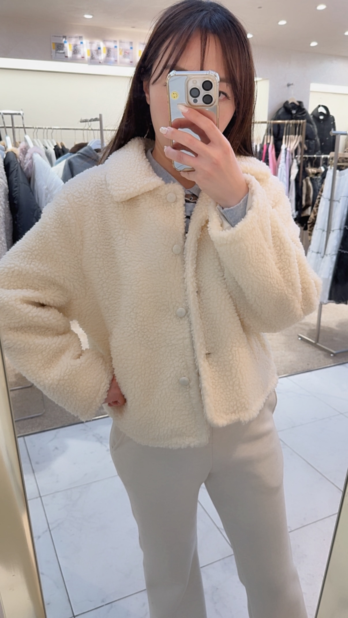 韓國連線中💕💕羊杰毛款外套 韓國正在轉季中 所有貨品只有小量🇰🇷🇰🇷韓國連線 21/1🔥🔥9818#D01