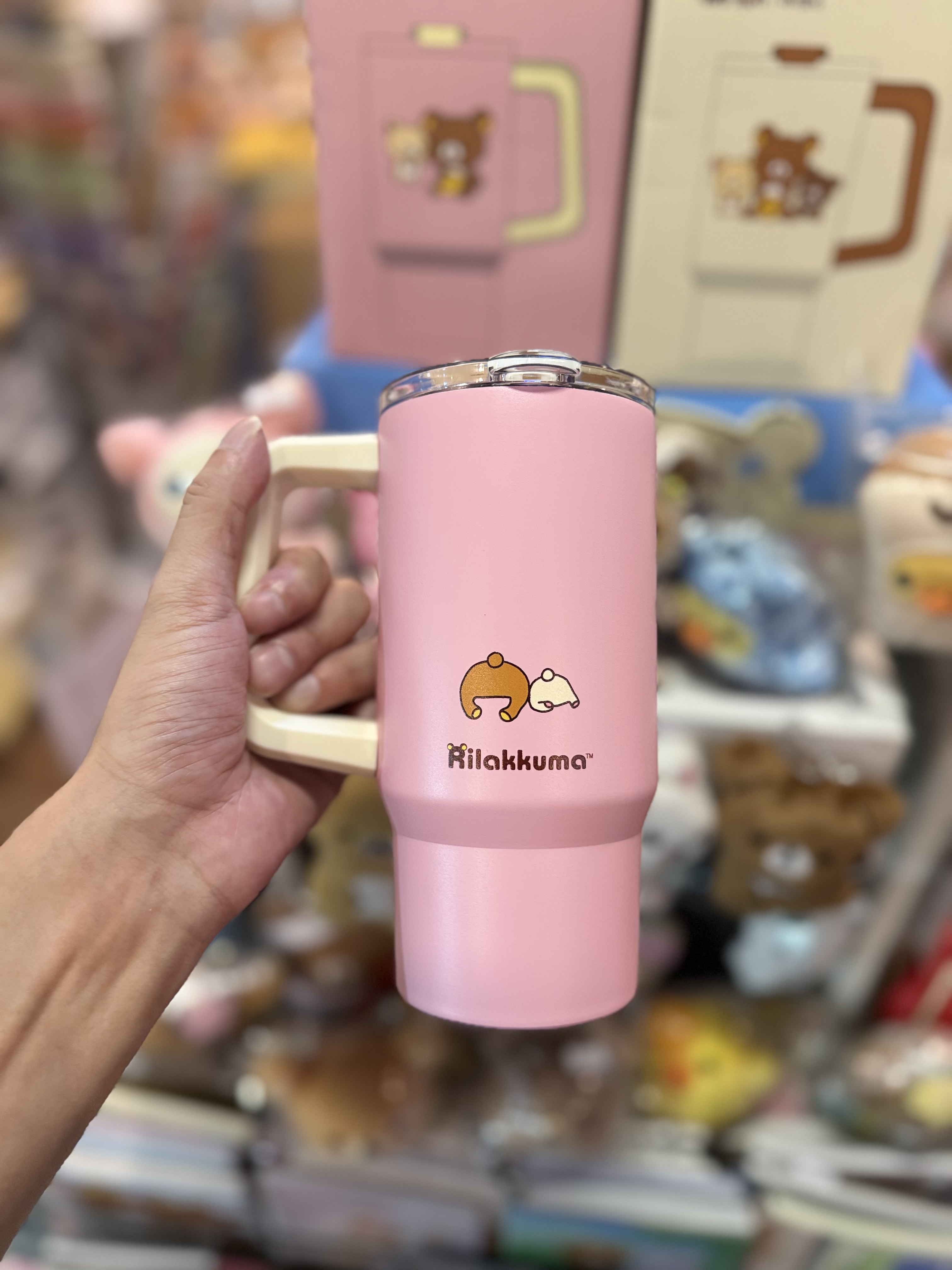 《現貨》全新韓國限定 Rilakkuma連蓋保溫杯 600ml