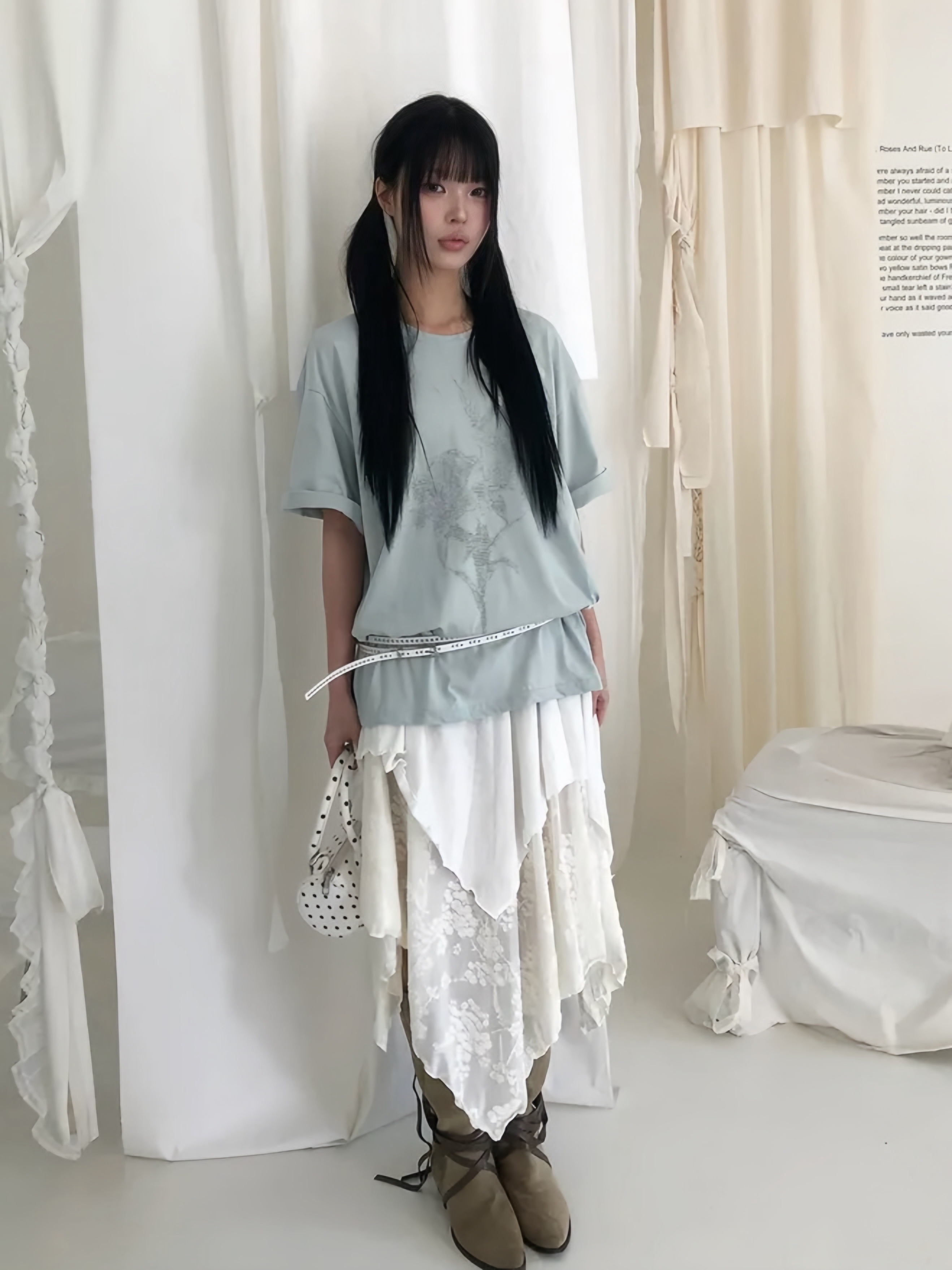 Cyber Flora Oversized Tee