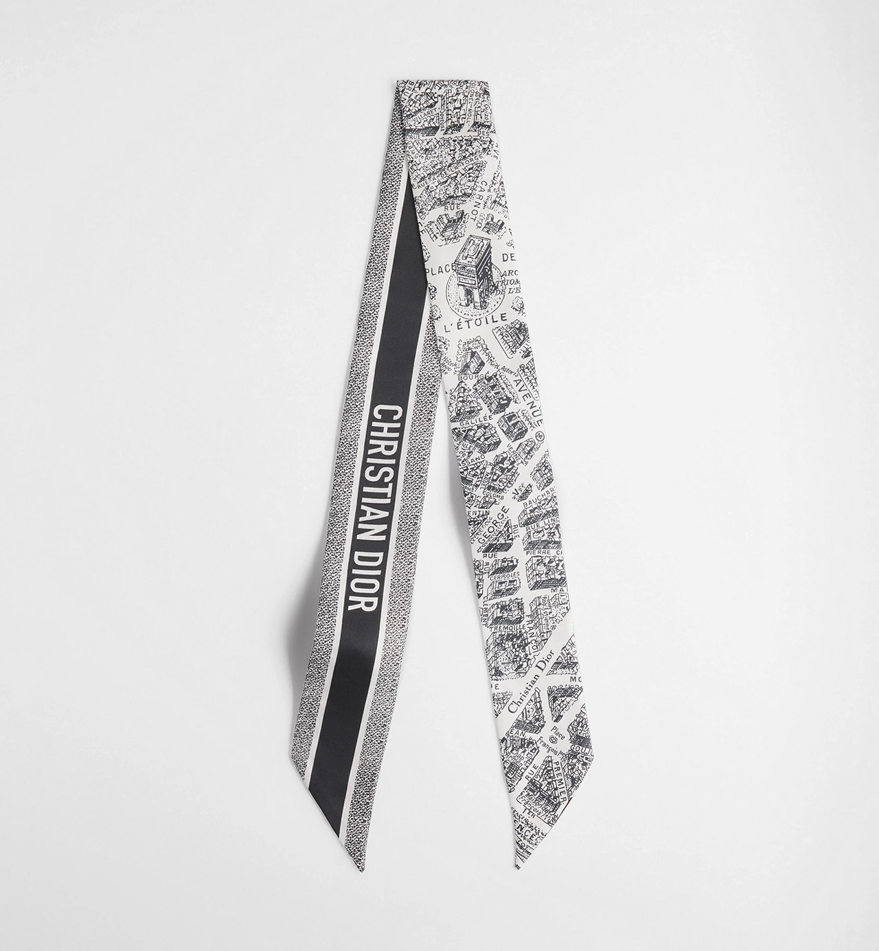 Dior 全新🆕 100%絲 Plan de Paris Mitzah圖案絲巾